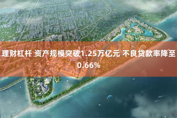 理财杠杆 资产规模突破1.25万亿元 不良贷款率降至0.66%