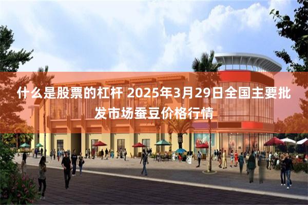 什么是股票的杠杆 2025年3月29日全国主要批发市场蚕豆价格行情