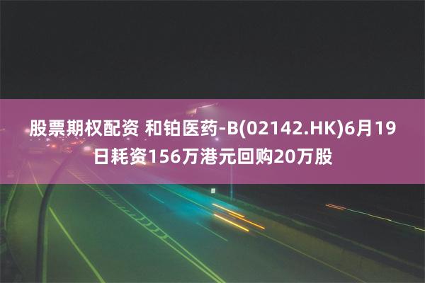 股票期权配资 和铂医药-B(02142.HK)6月19日耗资156万港元回购20万股