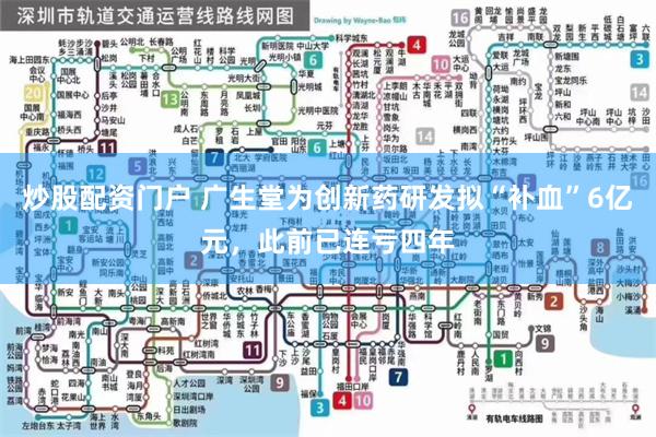 炒股配资门户 广生堂为创新药研发拟“补血”6亿元,此前已连亏四年